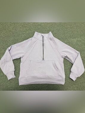 Danskin Kid’s Half-Zip Pullover Sweatshirt - Light Lavender 10-12T
